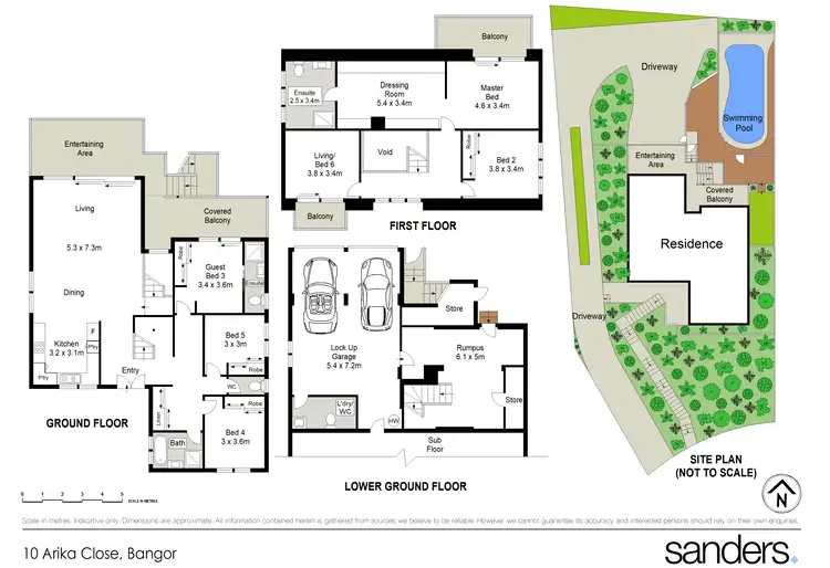 Floorplan of Homely house listing, 10 Arika Close, Bangor NSW 2234