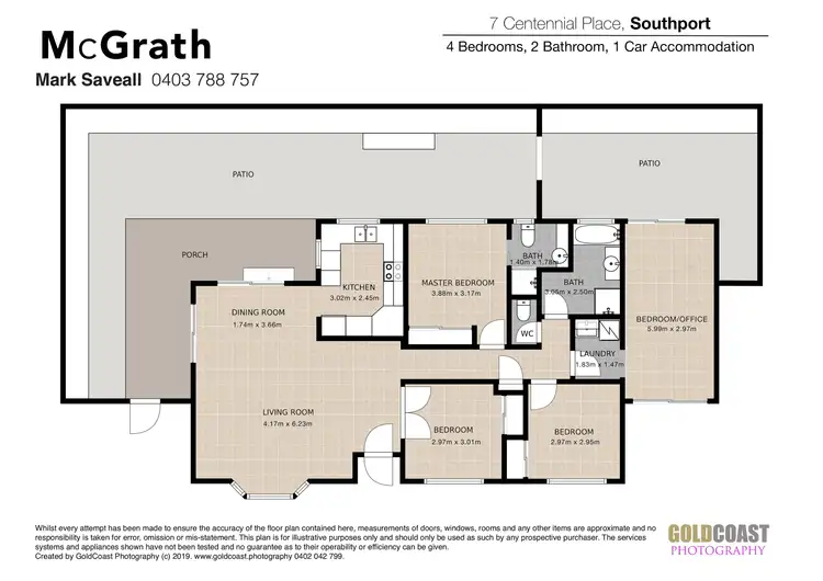 Floorplan of Homely house listing, 7 Centennial Place, Southport QLD 4215