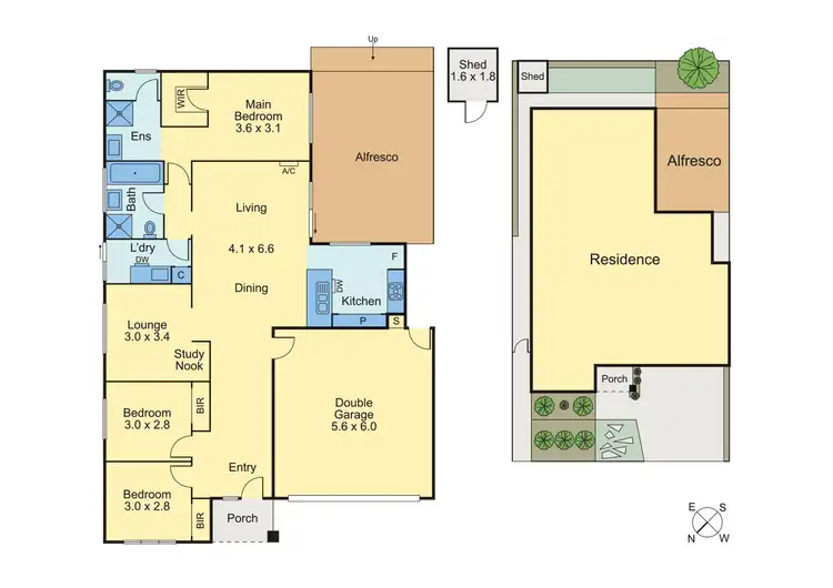 Floorplan of Homely house listing, 8 De Rossi Boulevard, Wollert VIC 3750