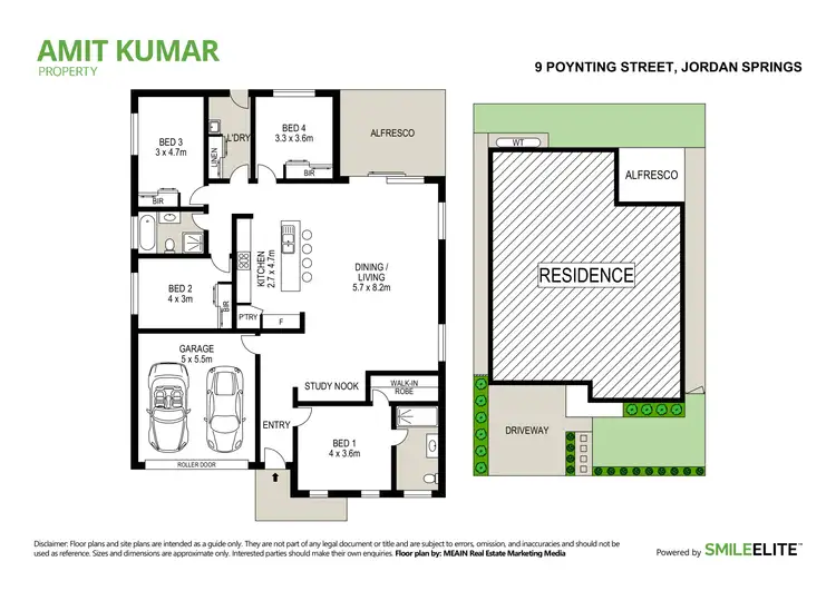 Floorplan of Homely house listing, 9 Poynting Street, Jordan Springs NSW 2747
