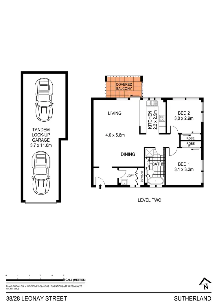 Floorplan of Homely apartment listing, 38/28-34 Leonay Street, Sutherland NSW 2232
