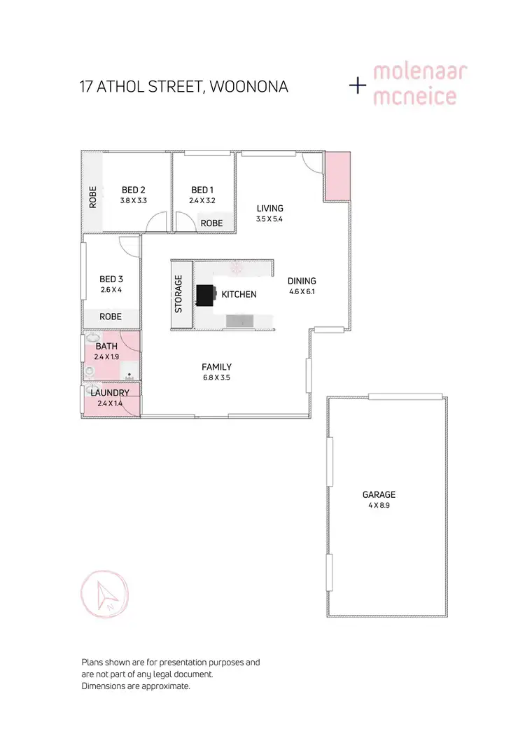 Floorplan of Homely house listing, 17 Athol Street, Woonona NSW 2517