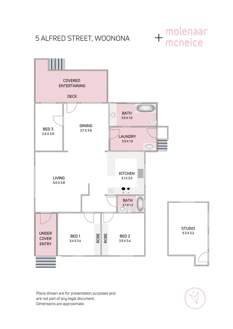 Floorplan of Homely house listing, 5 Alfred Street, Woonona NSW 2517