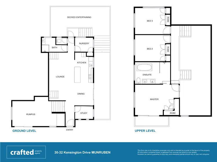 Floorplan of Homely house listing, 30-32 Kensington Drive, Munruben QLD 4125