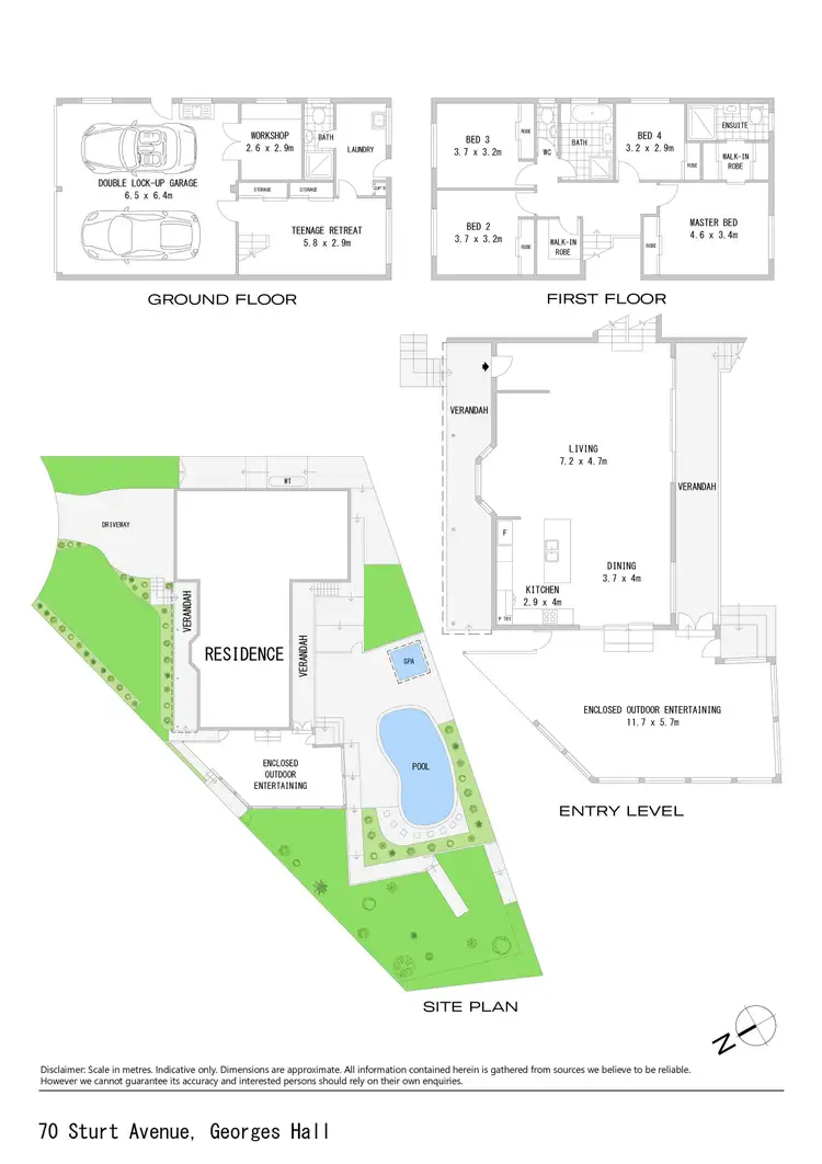 Floorplan of Homely house listing, 70 Sturt Avenue, Georges Hall NSW 2198