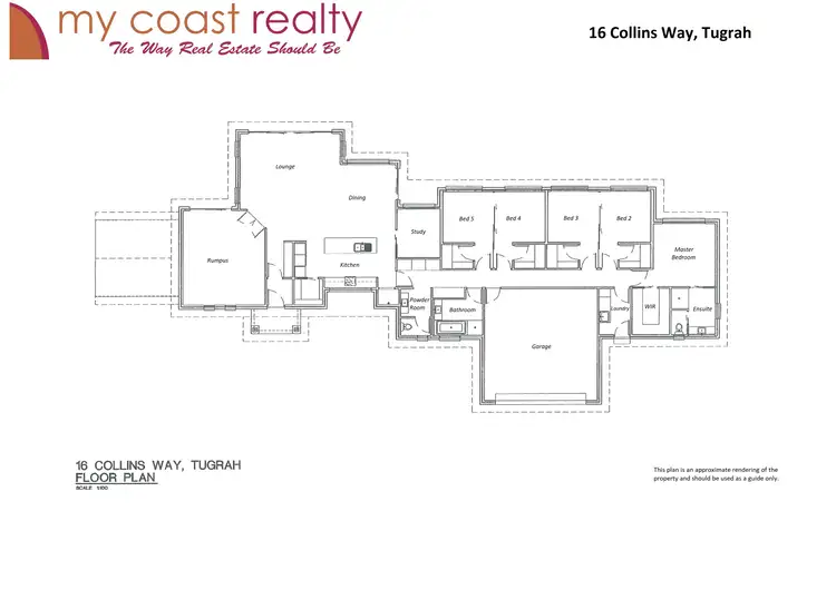 Floorplan of Homely house listing, 16 Collins Way, Tugrah TAS 7310