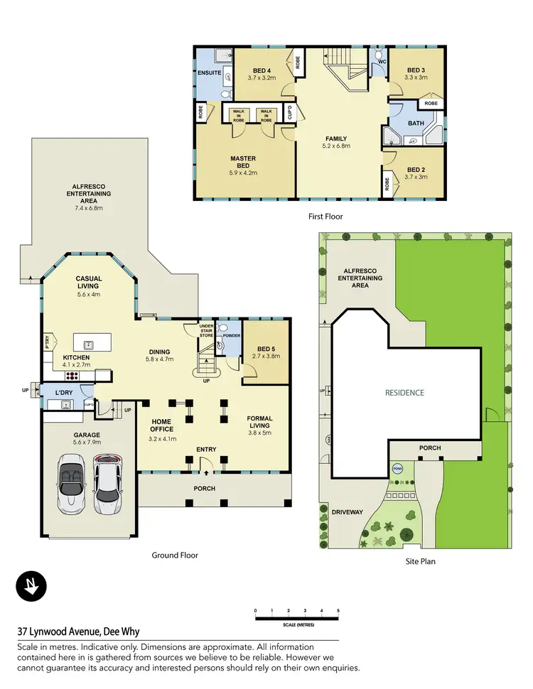 Floorplan of Homely house listing, 37 Lynwood Avenue, Dee Why NSW 2099
