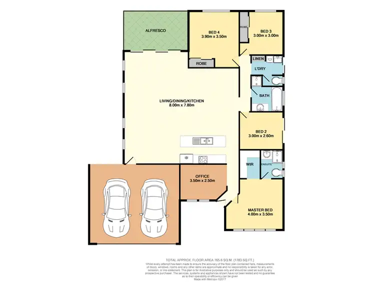 Floorplan of Homely house listing, 166 Blackadder Road, Swan View WA 6056