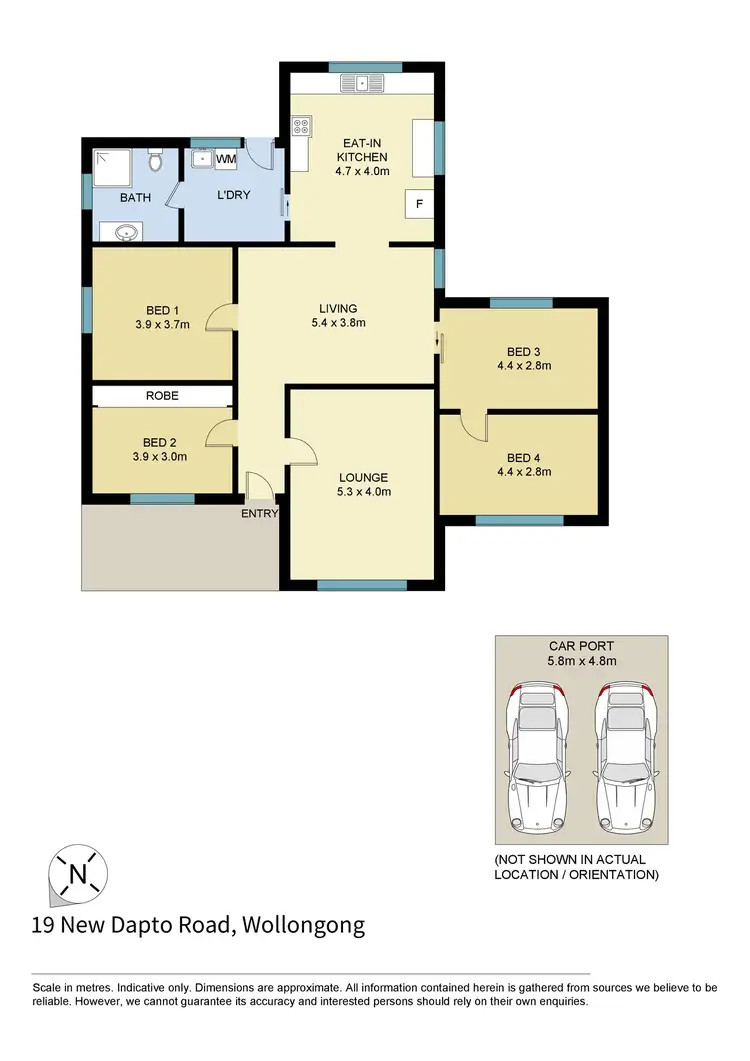 Floorplan of Homely house listing, 19 New Dapto Road, Wollongong NSW 2500