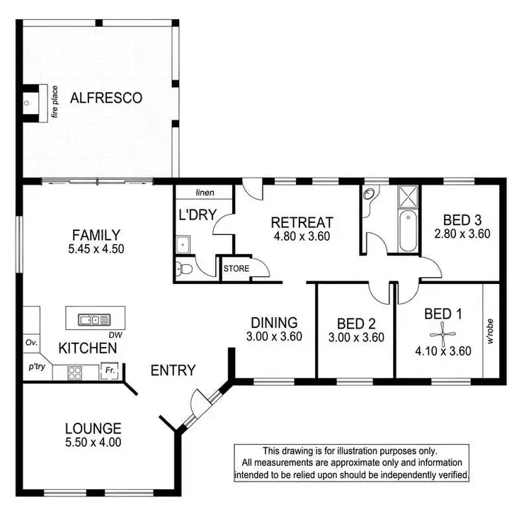 Floorplan of Homely house listing, 3 George Street, Southend SA 5280