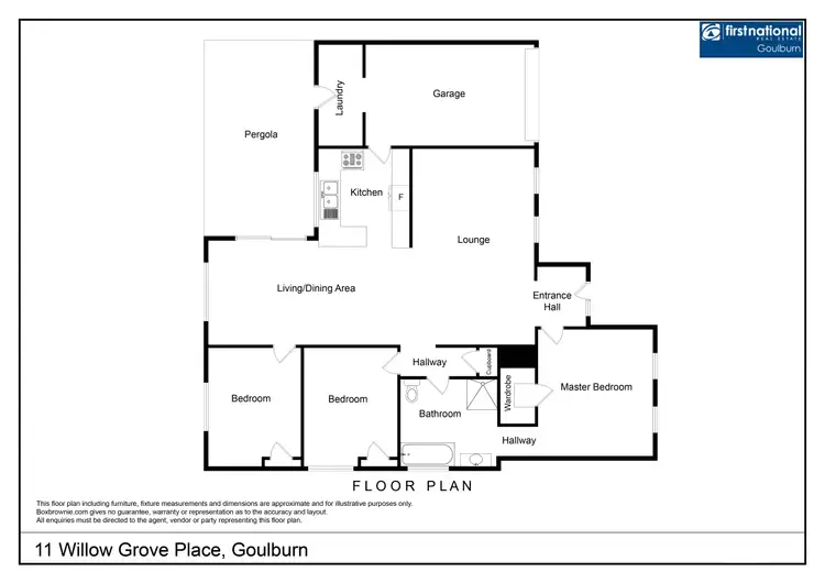 Floorplan of Homely house listing, 11 Willow Grove Place, Goulburn NSW 2580