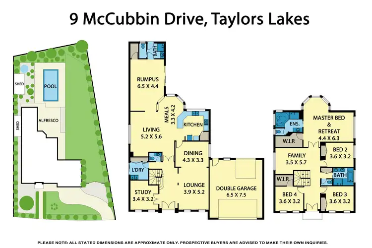 Floorplan of Homely house listing, 9 Mccubbin Drive, Taylors Lakes VIC 3038