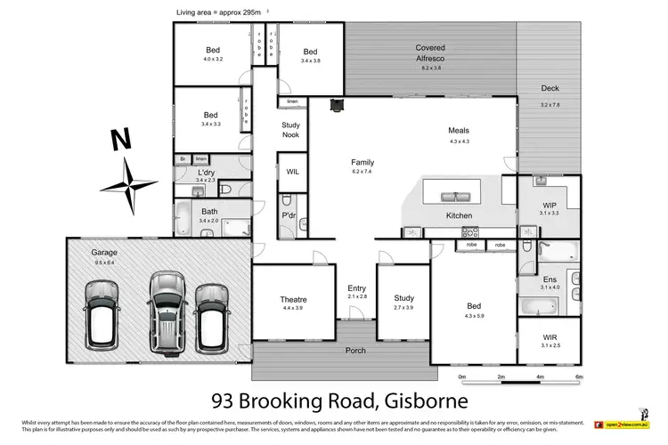 Floorplan of Homely house listing, 93 Brooking Road, Gisborne VIC 3437