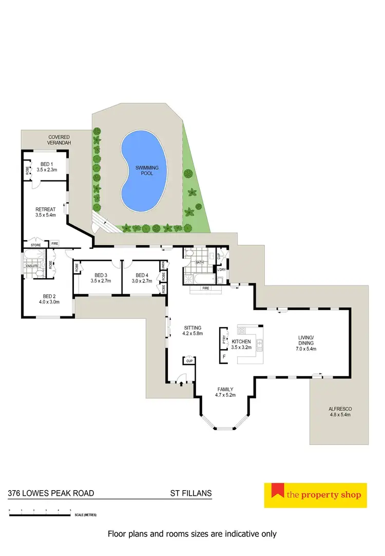 Floorplan of Homely rural property listing, 376 Lowes Peak Road, Mudgee NSW 2850
