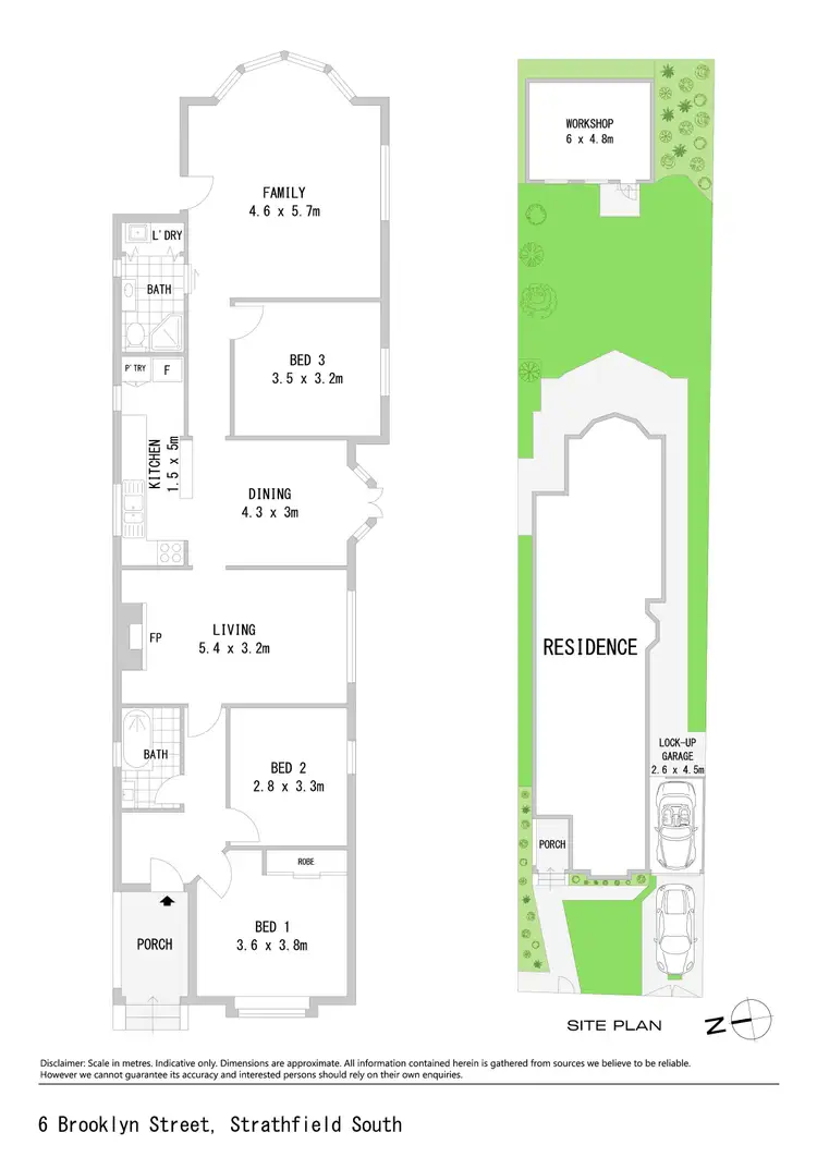 Floorplan of Homely house listing, 6 Brooklyn Street, Strathfield South NSW 2136