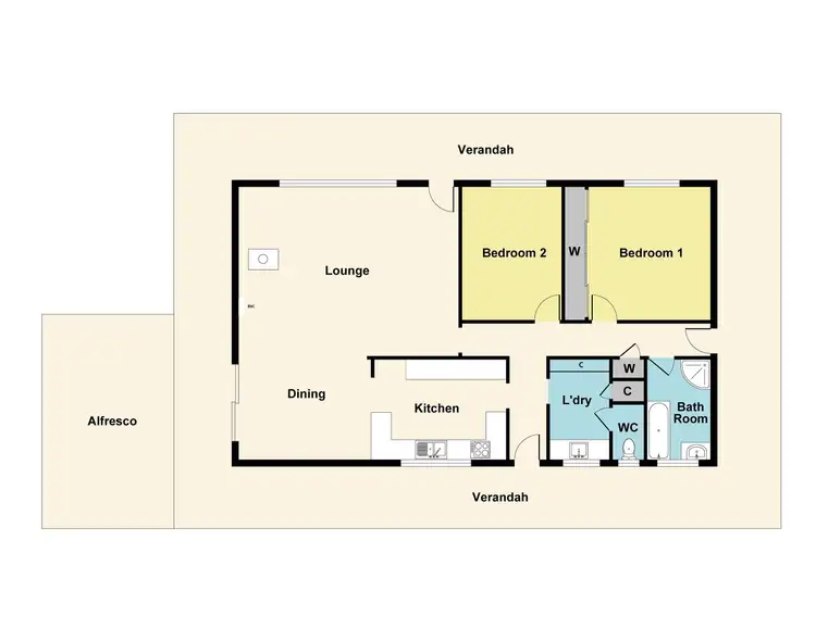Floorplan of Homely house listing, 281 Bridgewater-Dunolly Road, Dunolly VIC 3472