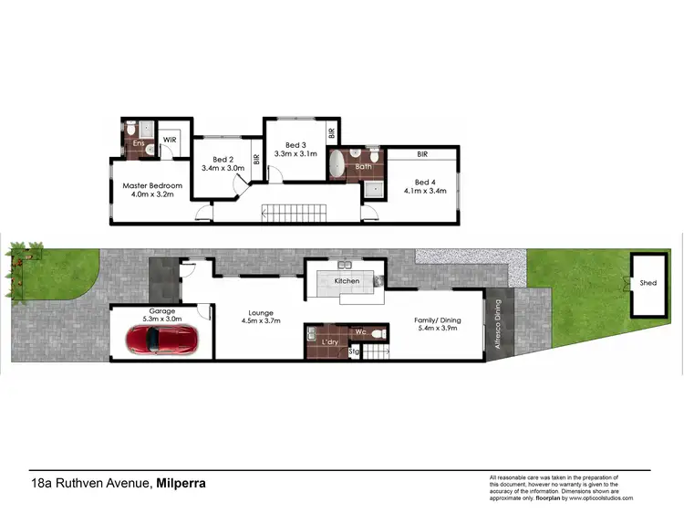 Floorplan of Homely house listing, 18A Ruthven Avenue, Milperra NSW 2214