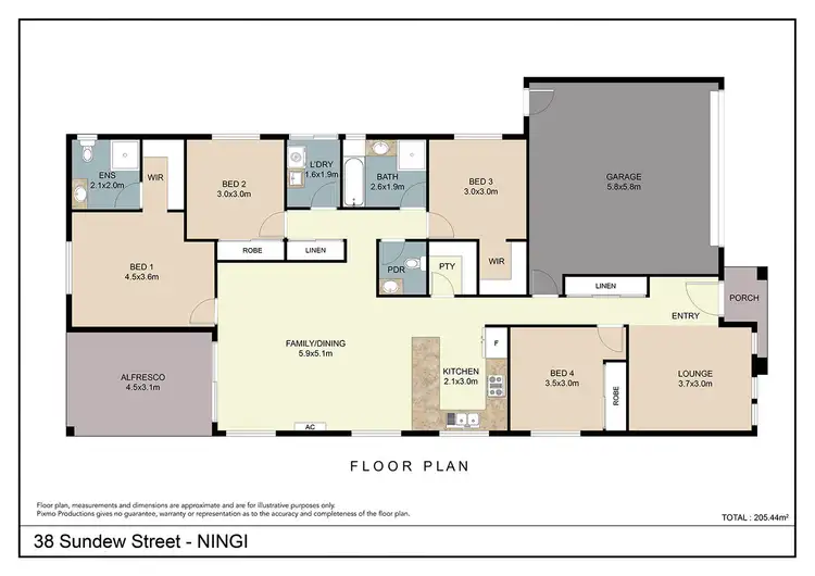 Floorplan of Homely house listing, 38 Sundew Street, Ningi QLD 4511