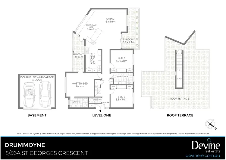 Floorplan of Homely apartment listing, 5/56a St Georges Crescent, Drummoyne NSW 2047