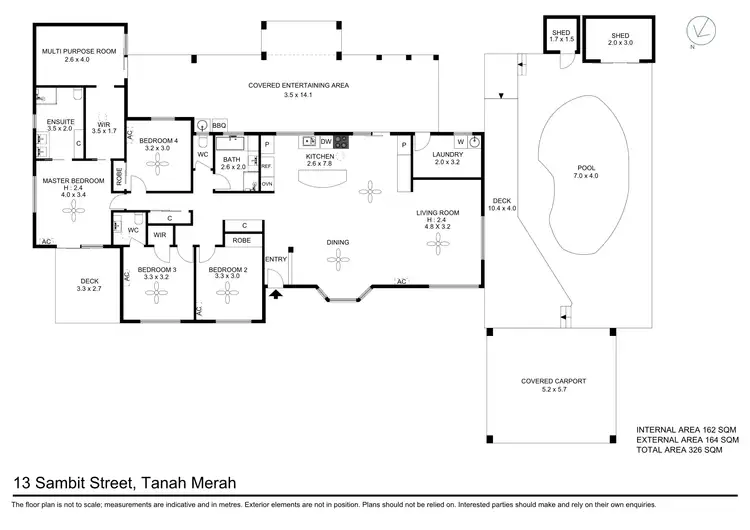 Floorplan of Homely house listing, 13 Sambit Street, Tanah Merah QLD 4128
