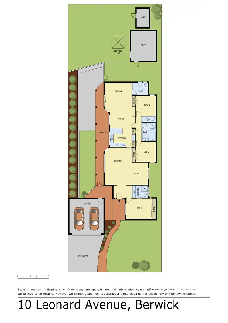 Floorplan of Homely house listing, 10 Leonard Avenue, Berwick VIC 3806