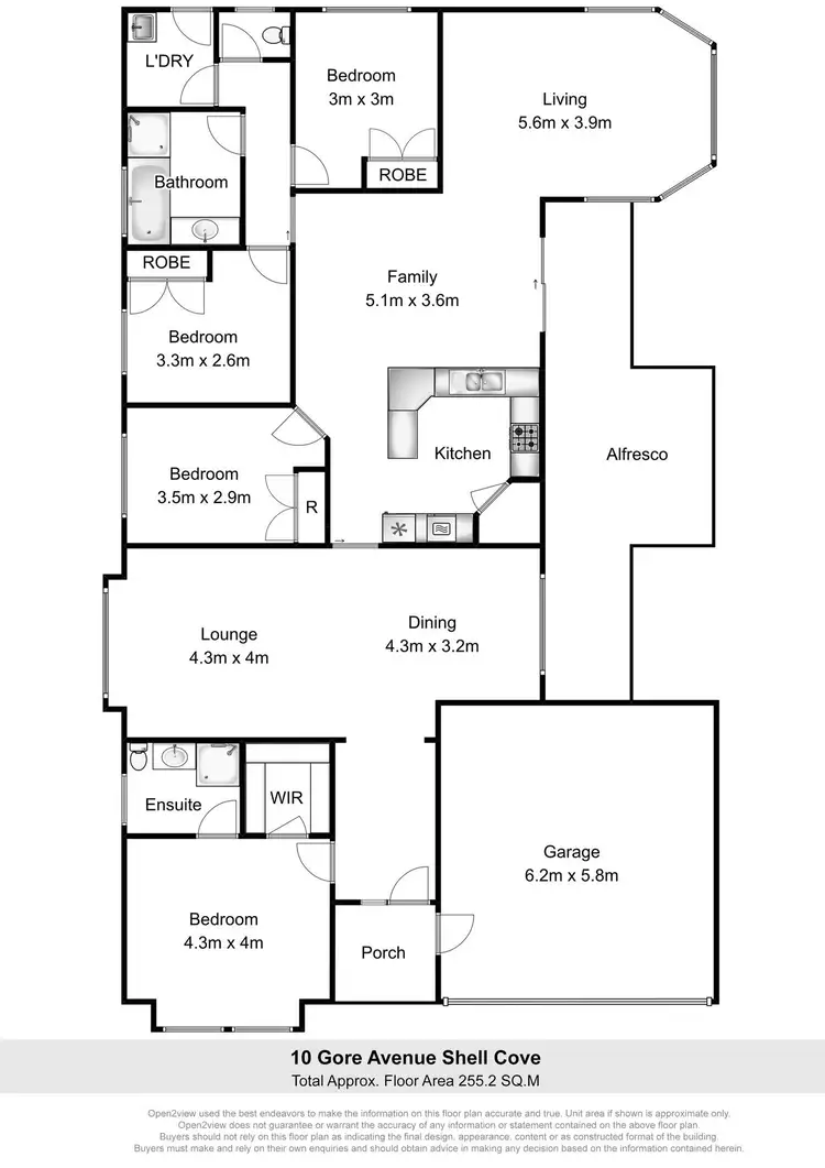 Floorplan of Homely house listing, 10 Gore Avenue, Shell Cove NSW 2529