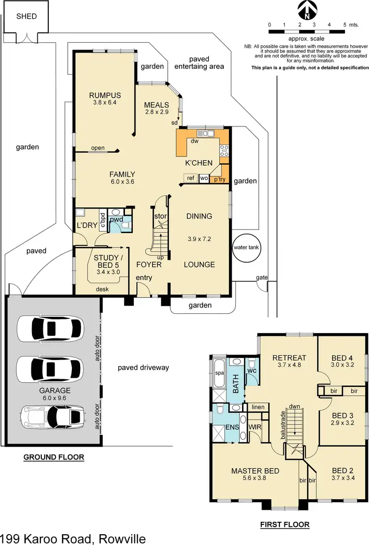 Floorplan of Homely house listing, 199 Karoo Road, Rowville VIC 3178