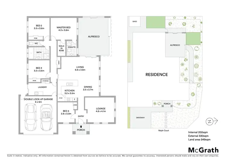 Floorplan of Homely house listing, 2 Ralph Court, Bell Park VIC 3215