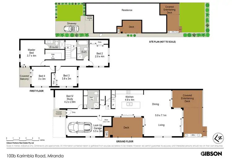Floorplan of Homely semi-detached listing, 100B Karimbla Road, Miranda NSW 2228