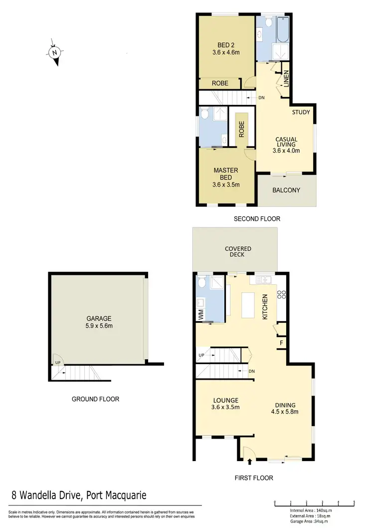 Floorplan of Homely house listing, 8 Wandella Drive, Port Macquarie NSW 2444