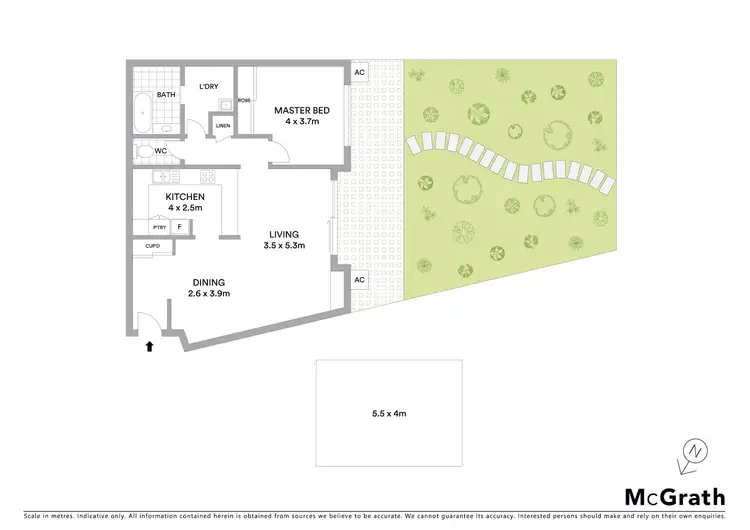 Floorplan of Homely apartment listing, 58/1-7 Gloucester Place, Kensington NSW 2033