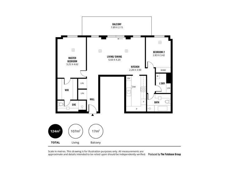 Floorplan of Homely apartment listing, 42/7 Liberman Close, Adelaide SA 5000