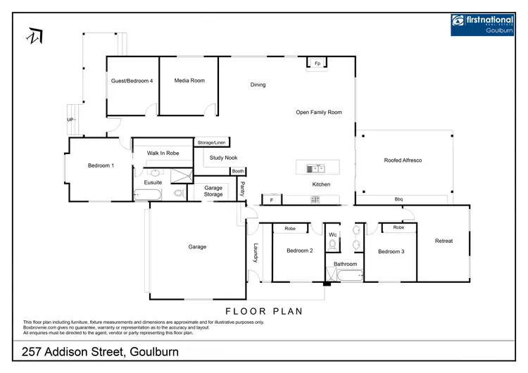 Floorplan of Homely house listing, 257 Addison Street, Goulburn NSW 2580