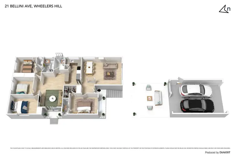 Floorplan of Homely house listing, 21 Bellini Avenue, Wheelers Hill VIC 3150