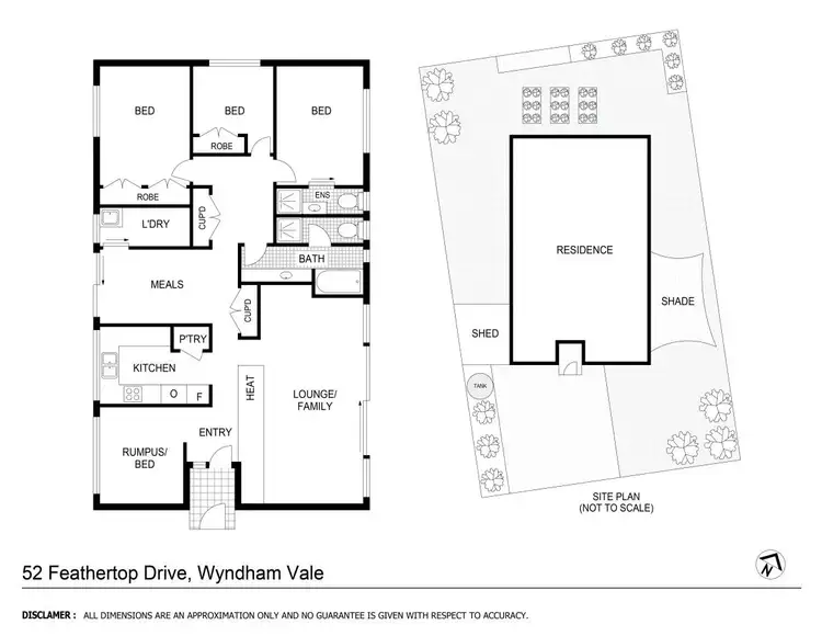 Floorplan of Homely house listing, 52 Feathertop Drive, Wyndham Vale VIC 3024