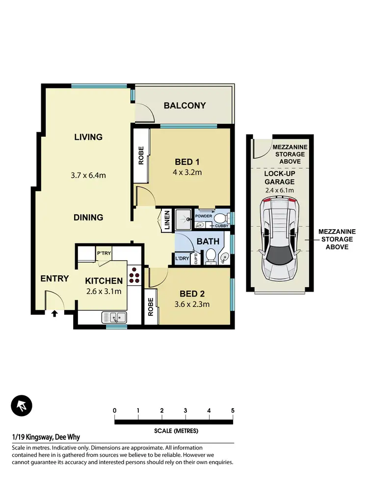 Floorplan of Homely apartment listing, 1/19 Kingsway, Dee Why NSW 2099