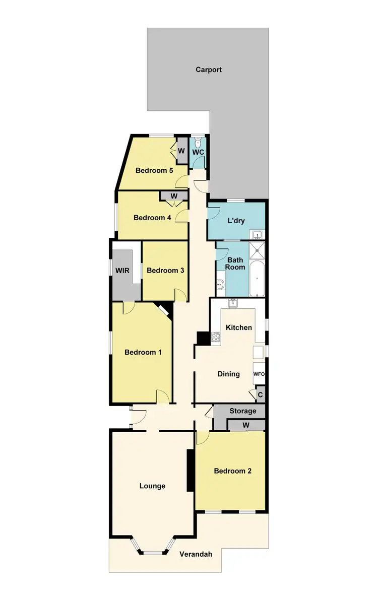 Floorplan of Homely house listing, 15 Drummond Street South, Ballarat Central VIC 3350