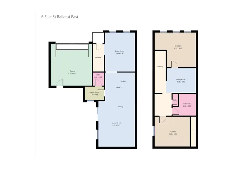 Floorplan of Homely house listing, 6 East Street North, Ballarat East VIC 3350