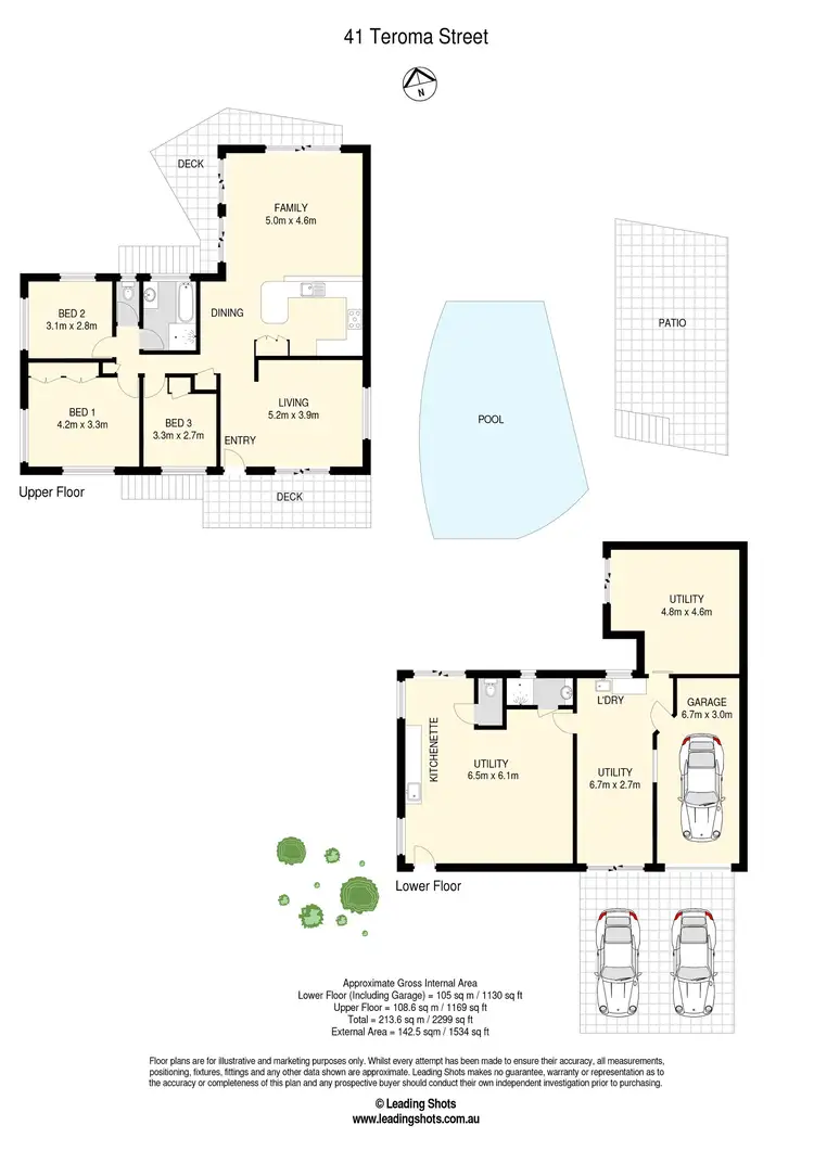 Floorplan of Homely house listing, 41 Teroma Street, The Gap QLD 4061
