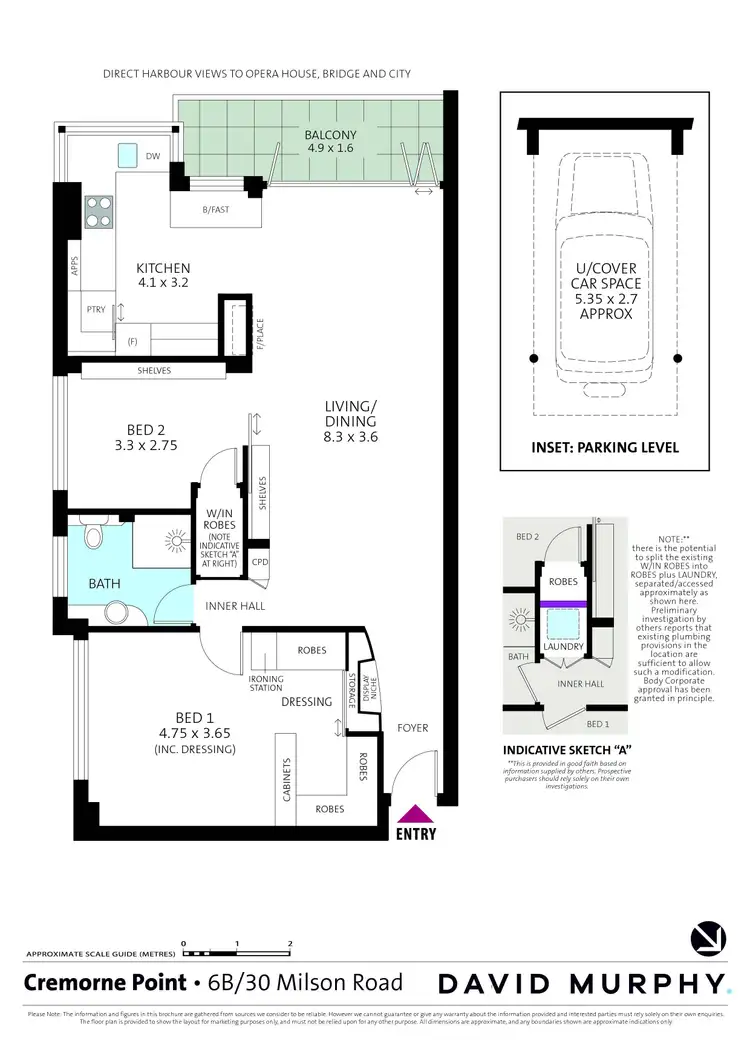 Floorplan of Homely apartment listing, 6B/30 Milson Road, Cremorne Point NSW 2090