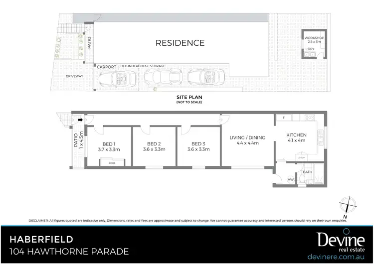 Floorplan of Homely house listing, 104 Hawthorne Parade, Haberfield NSW 2045