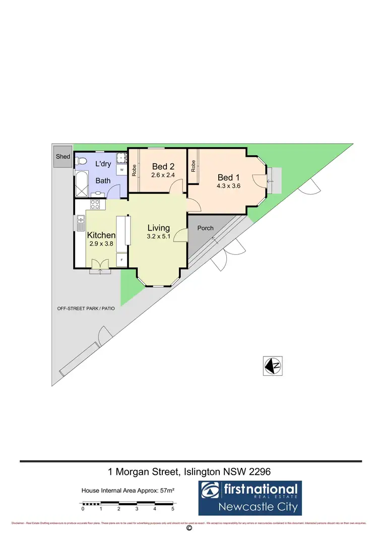 Floorplan of Homely house listing, 1 Morgan Street, Islington NSW 2296
