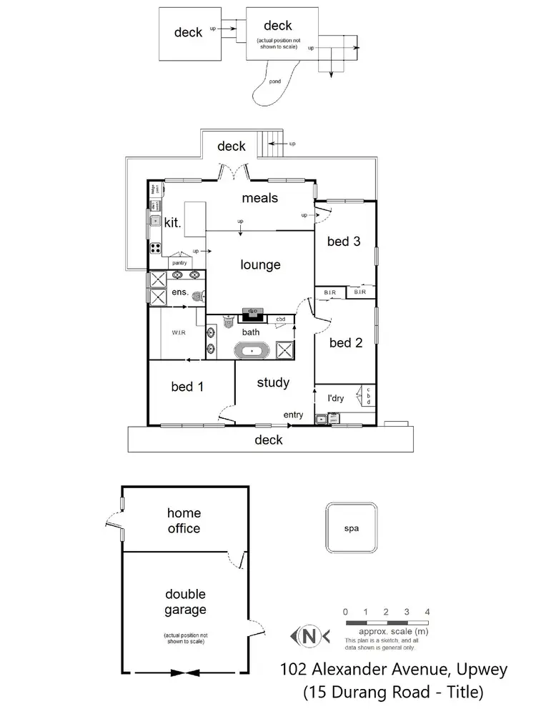 Floorplan of Homely house listing, 102 Alexander Avenue, Upwey VIC 3158
