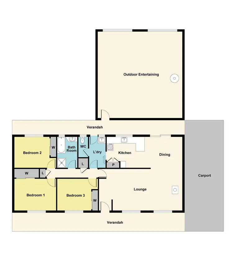 Floorplan of Homely house listing, 6 Massimo Court, Maryborough VIC 3465