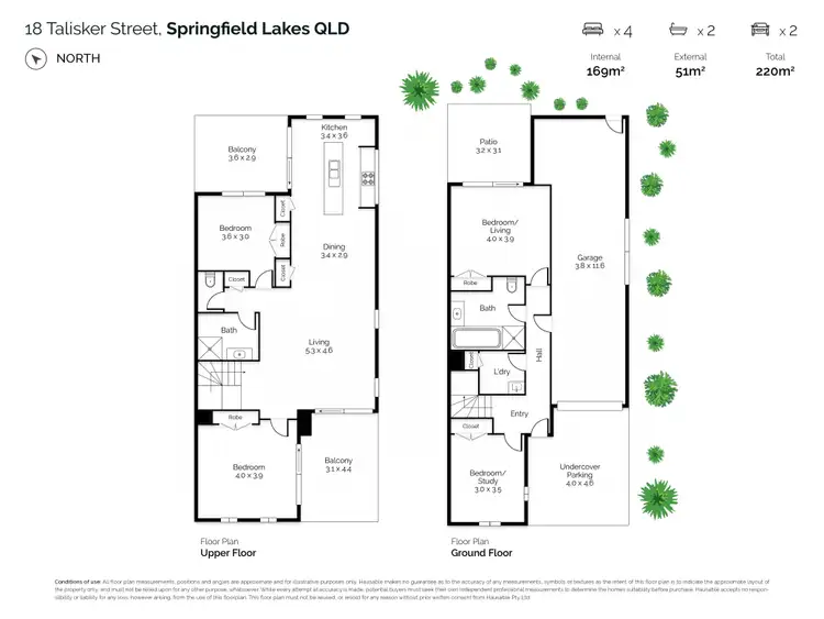 Floorplan of Homely house listing, 18 Talisker Street, Springfield Lakes QLD 4300