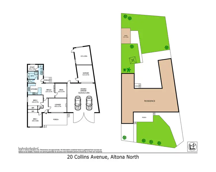 Floorplan of Homely house listing, 20 Collins Avenue, Altona North VIC 3025