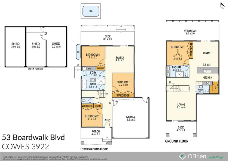 Floorplan of Homely house listing, 53 Boardwalk Boulevard, Cowes VIC 3922