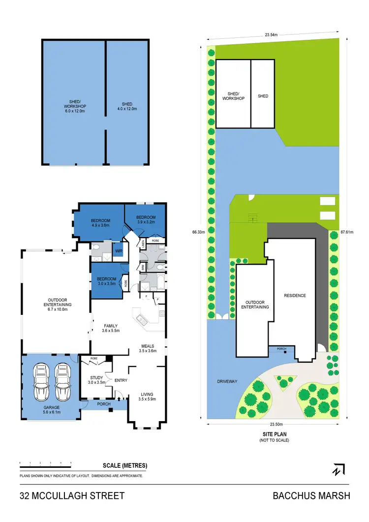 Floorplan of Homely house listing, 32 McCullagh Street, Bacchus Marsh VIC 3340