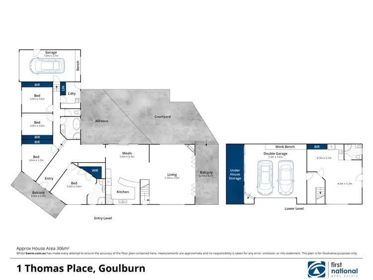 Floorplan of Homely house listing, 1 Thomas Place, Goulburn NSW 2580