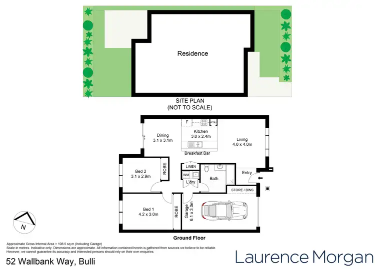 Floorplan of Homely house listing, 52 Wallbank Way, Bulli NSW 2516
